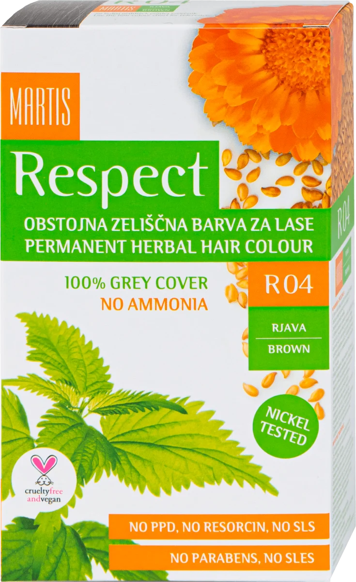 Boja za kosu – R04 smeđa, 1 kom