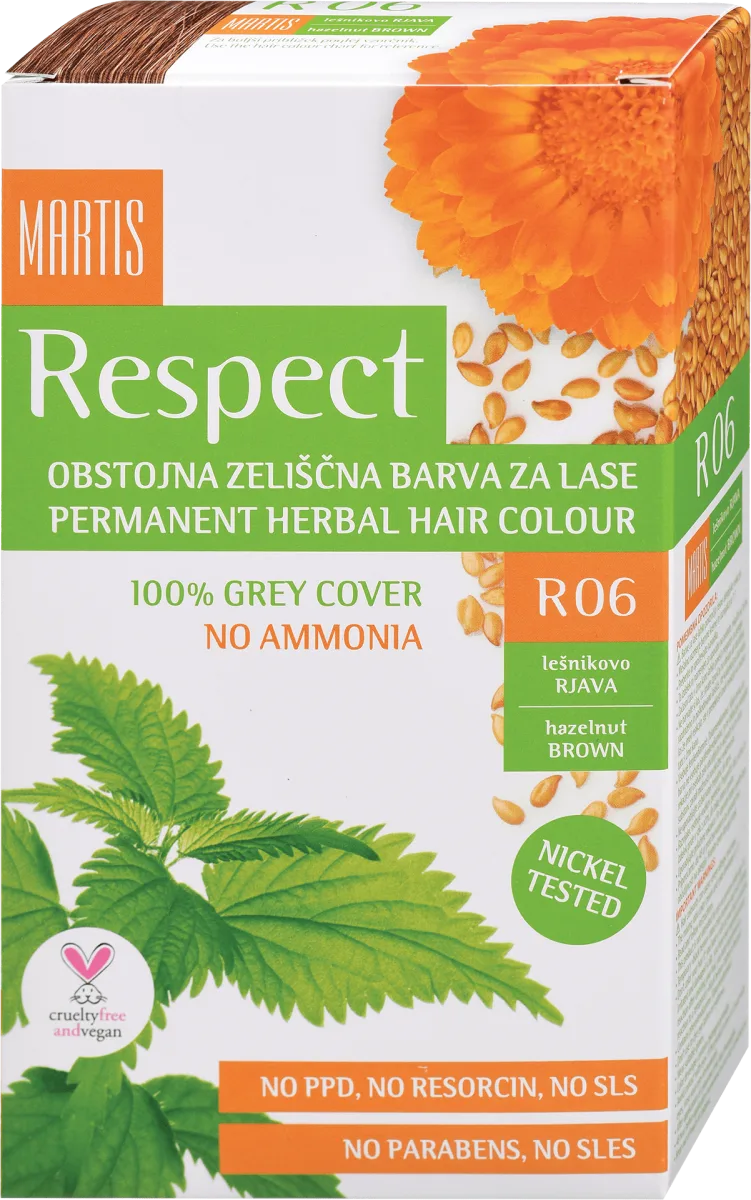 Boja za kosu - R06 lešnik smeđa, 1 kom