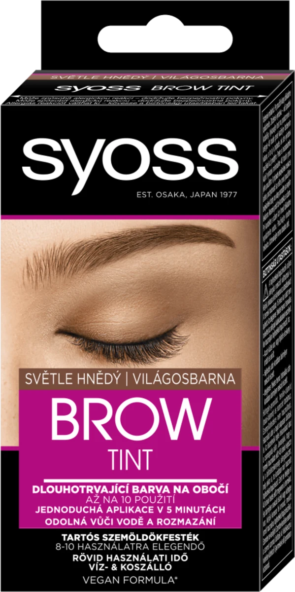 Boja za obrve - Light Brown, 1 kom