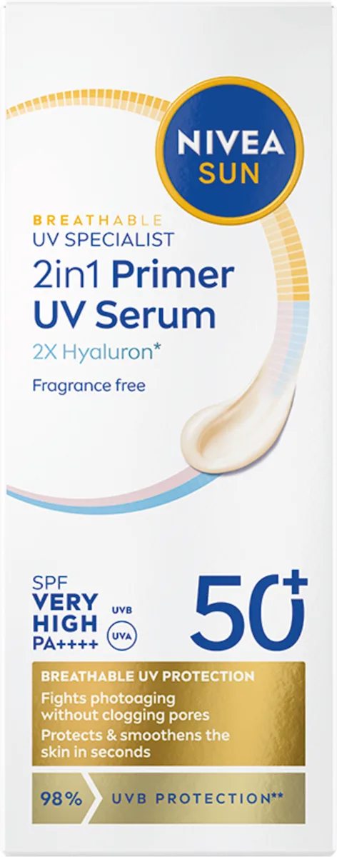 Breathable UV Sepcialist 2in1 PRIMER DAILY UV serum za zaštitu kože lica od sunca, SPF50+, 30 ml