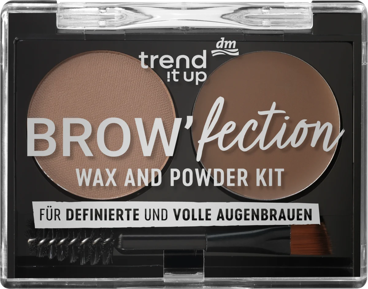BROW'fection set vosak i puder za obrve - 010, 2 g
