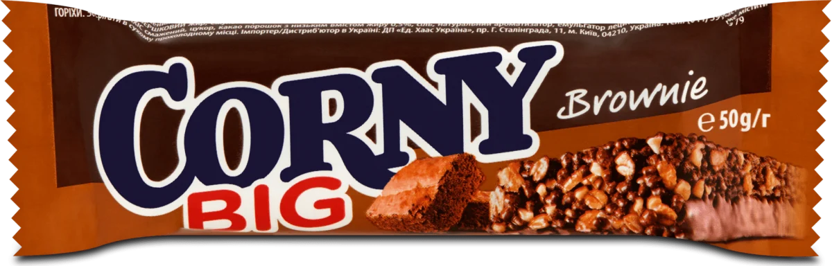 Brownie Big - mlečna čokolada i žitarice, 40 g
