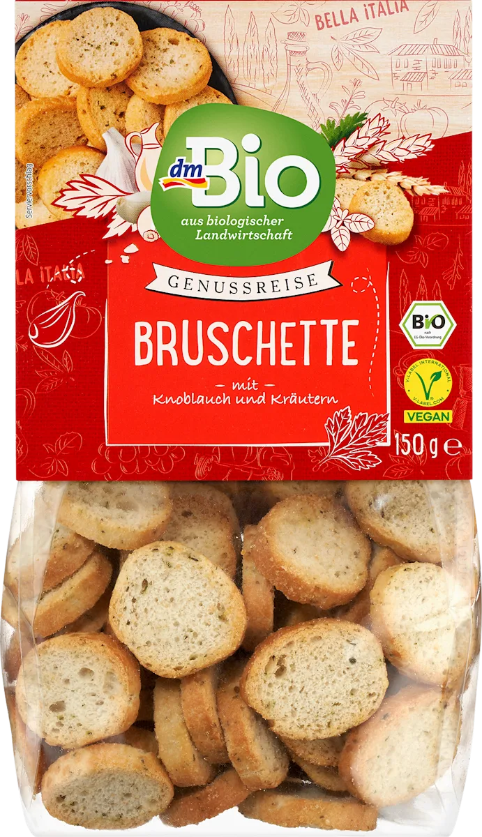 Bruskete sa ukusom belog luka i začinskog bilja, 150 g
