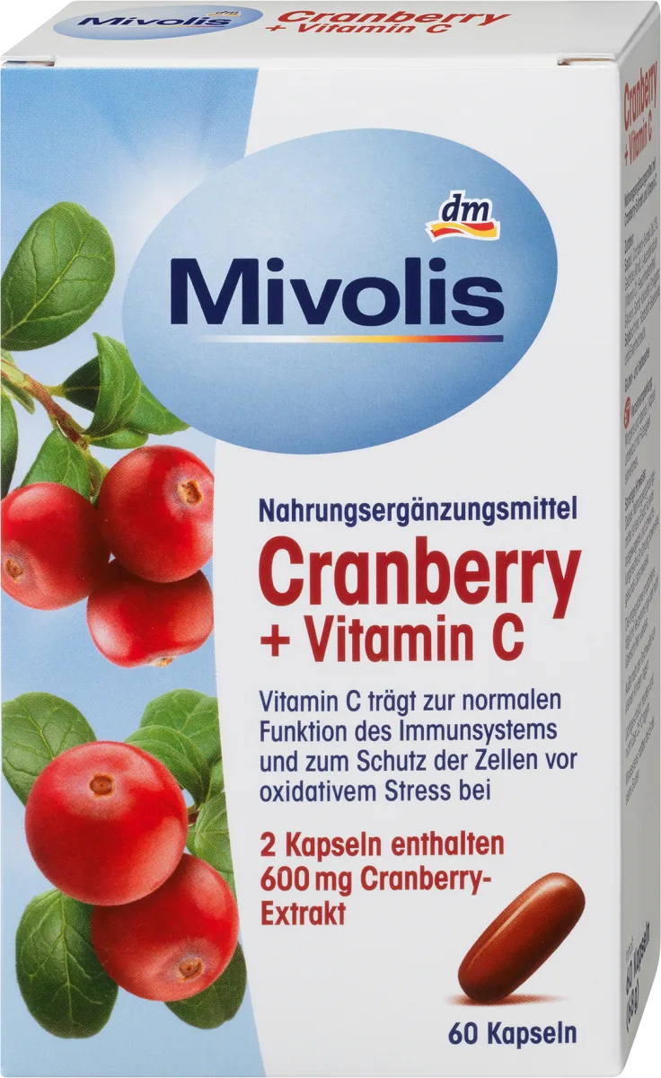 Brusnica i vitamin C kapsule, 68 g
