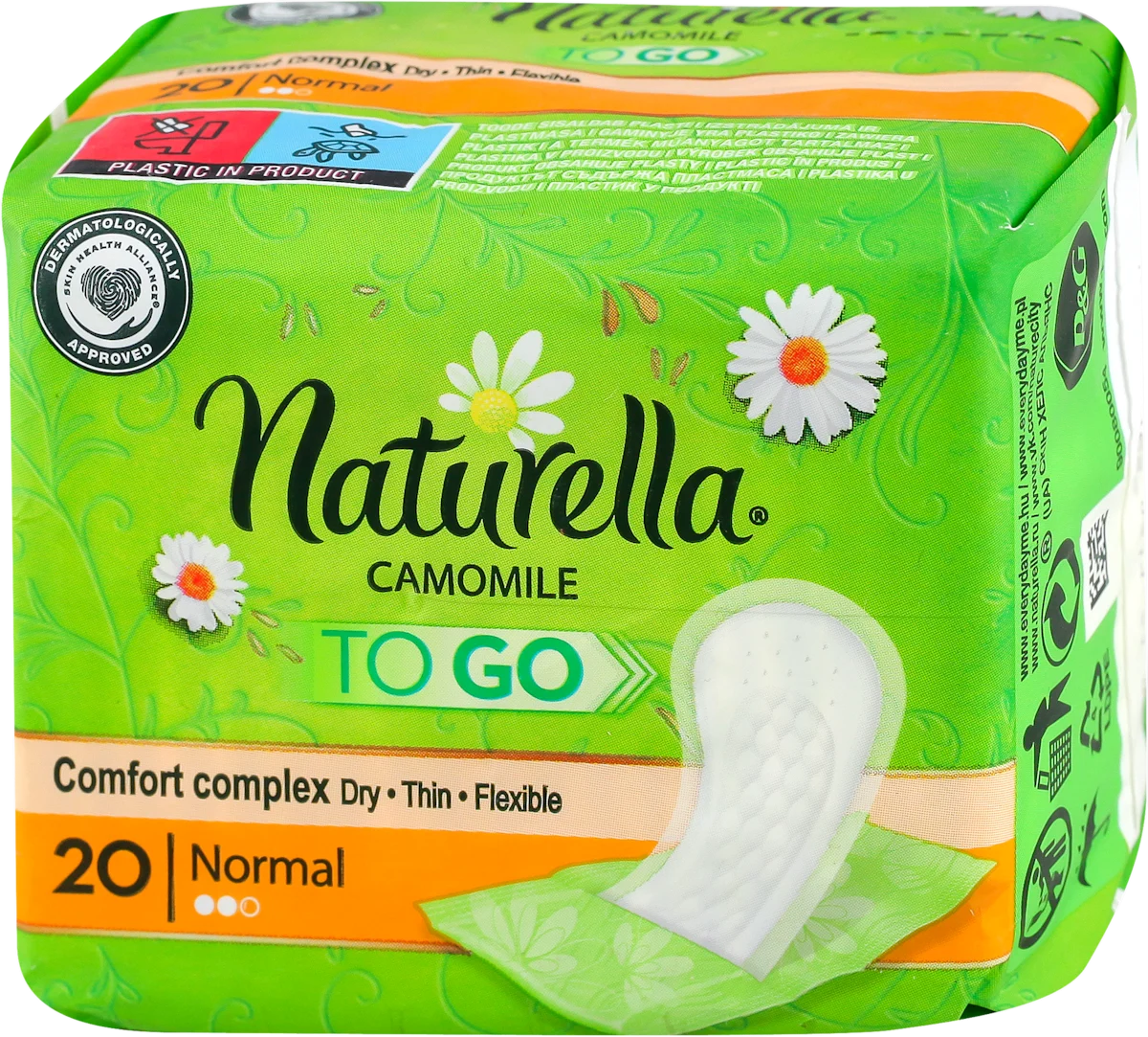 CAMOMILE TO GO, Normal, dnevni ulošci, 20 kom