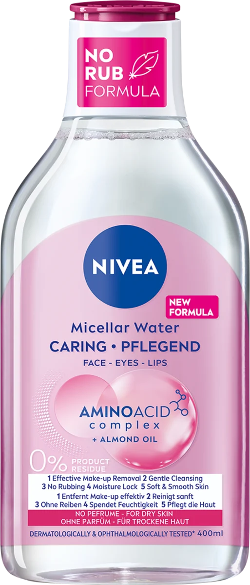 CARING micelarna voda - suva koža, 400 ml