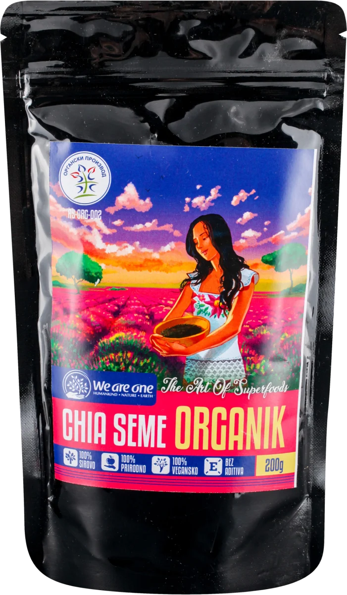 CHIA SEME ORGANIK, 200 g