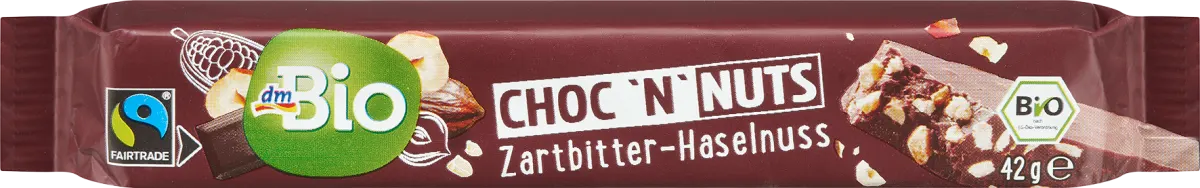 Choc 'N' Nuts - Štanglica sa crnom čokoladom i..., 42 g