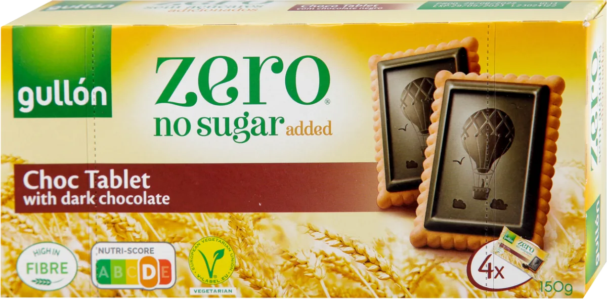 Choc Tablet keks preliven crnom čokoladom, 150 g