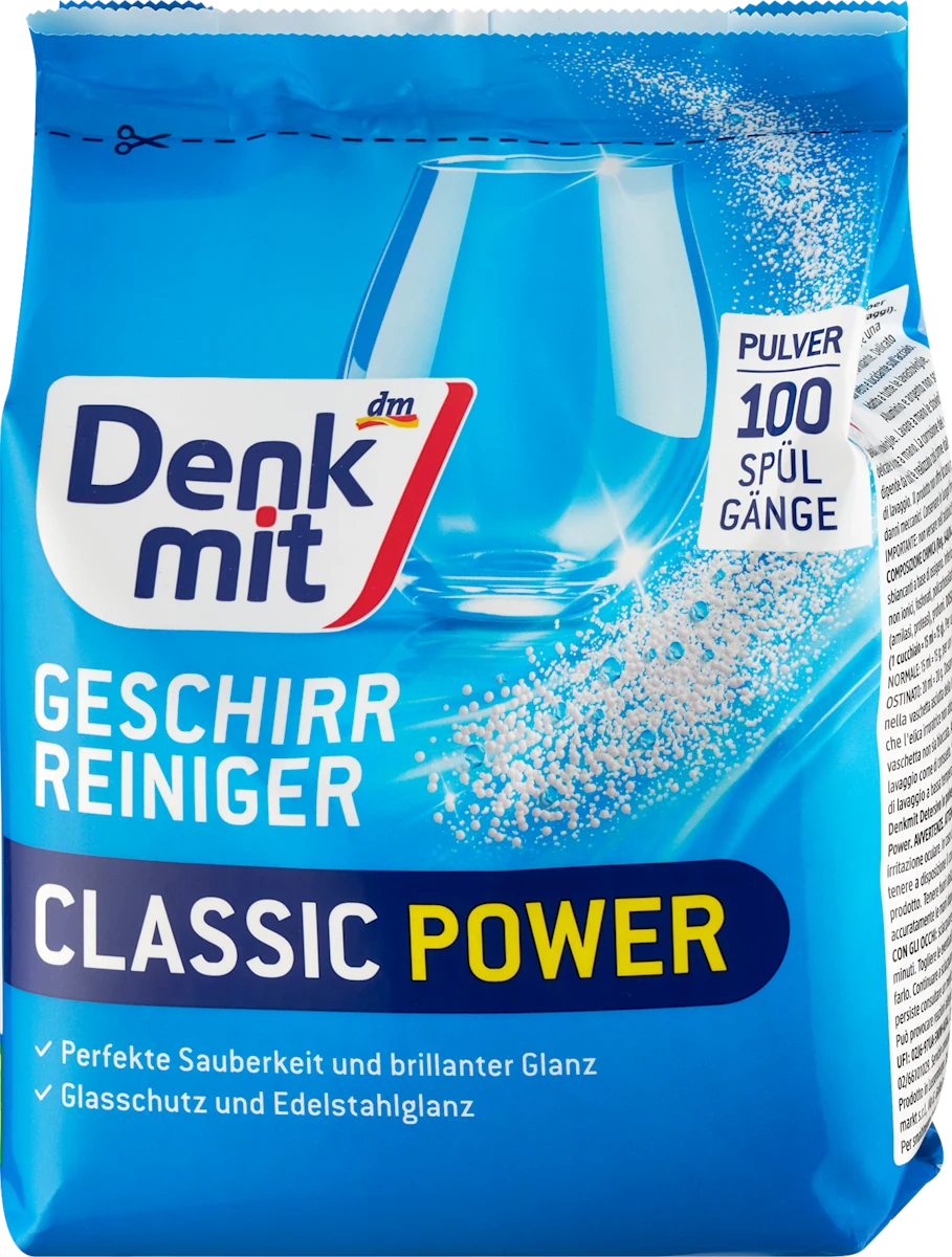 CLASSIC Detergent za mašinsko pranje sudova, 1,5 kg
