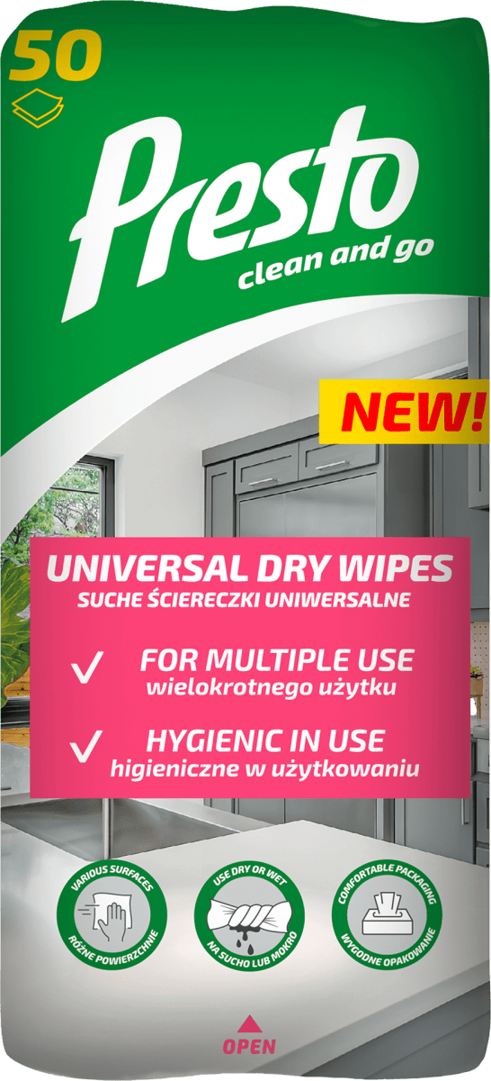 clean and go univerzalne suve krpice za čišćenje, 1 kom