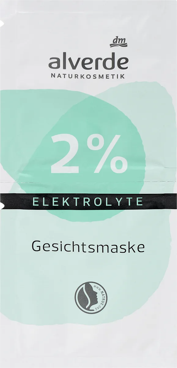 Clean Beauty maska za lice - 2% elektrolita, 15 ml