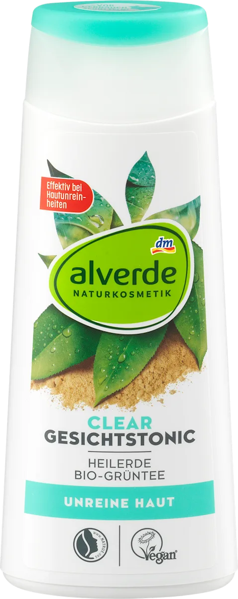 CLEAR tonik za lice - glina i organski zeleni čaj, 200 ml