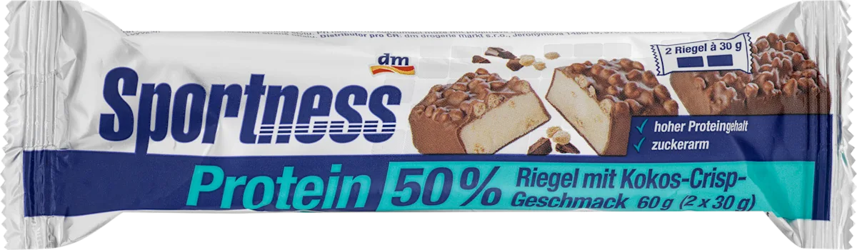 Coco hrskava energetska štanglica 50% proteina - kokos i krispi, 60 g