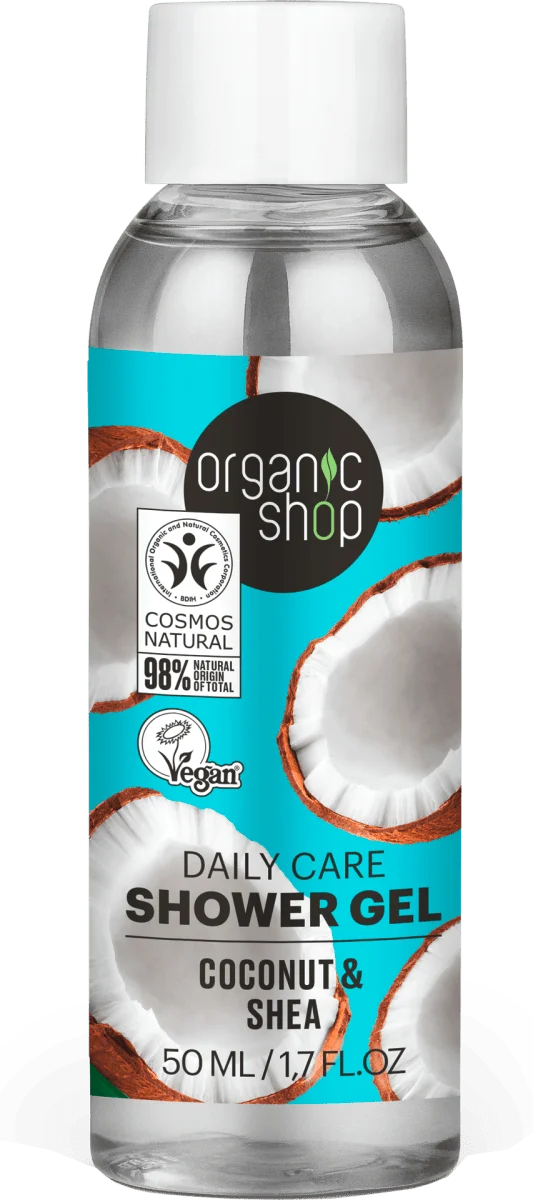 COCONUT&SHEA Gel za tuširanje, 50 ml