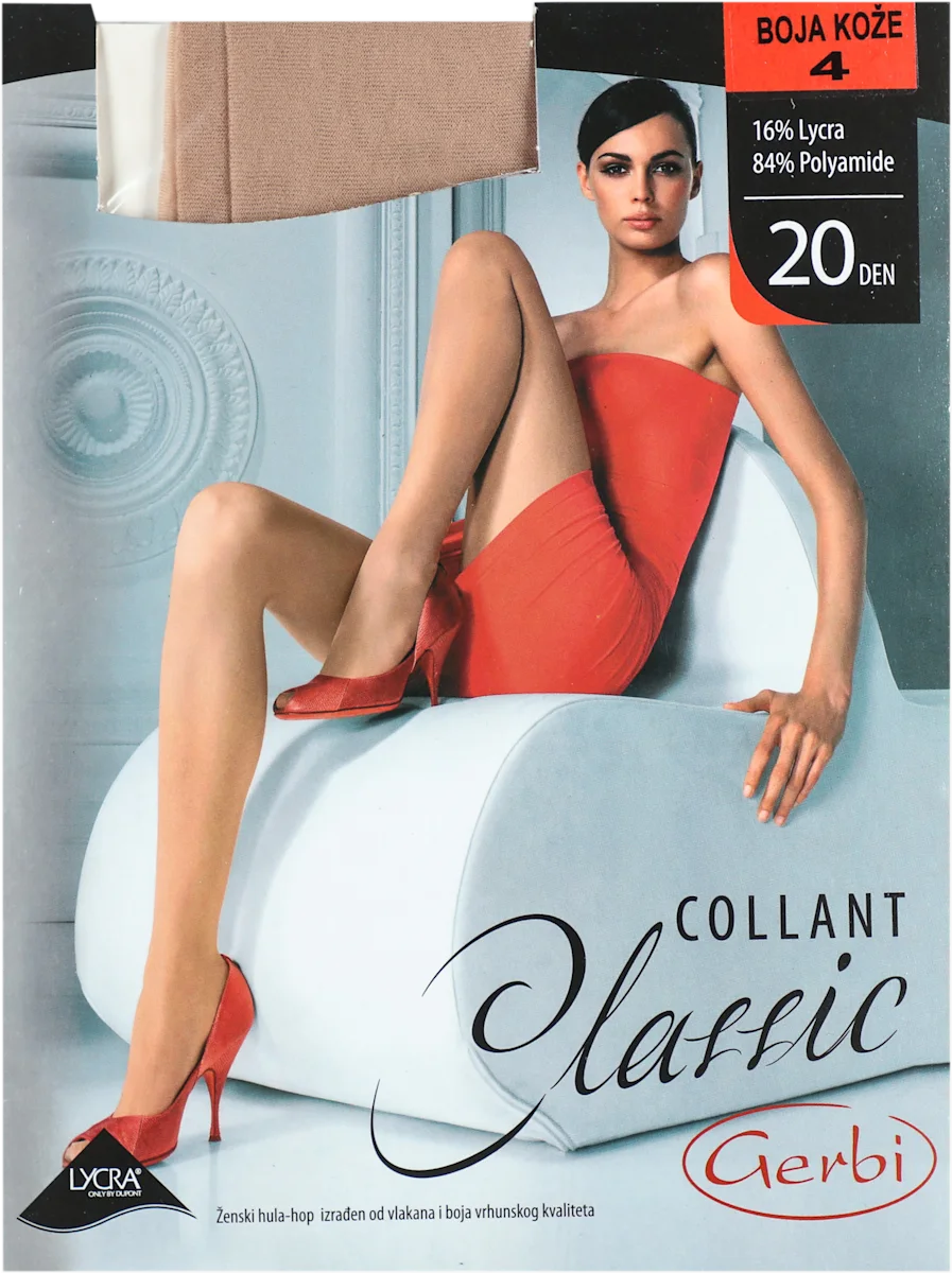 COLLANT Classic 20 DEN boja kože hulahopke - veličina 4, 1 kom