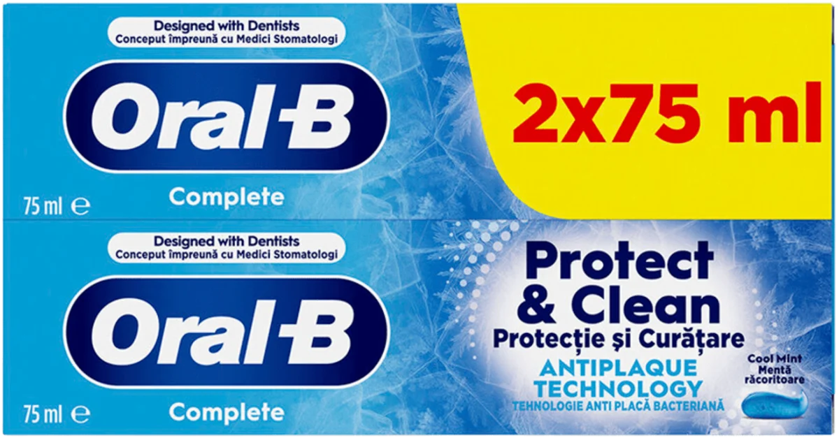 Complete Protect & Clean pasta za zube, 2x75ml, 150 ml