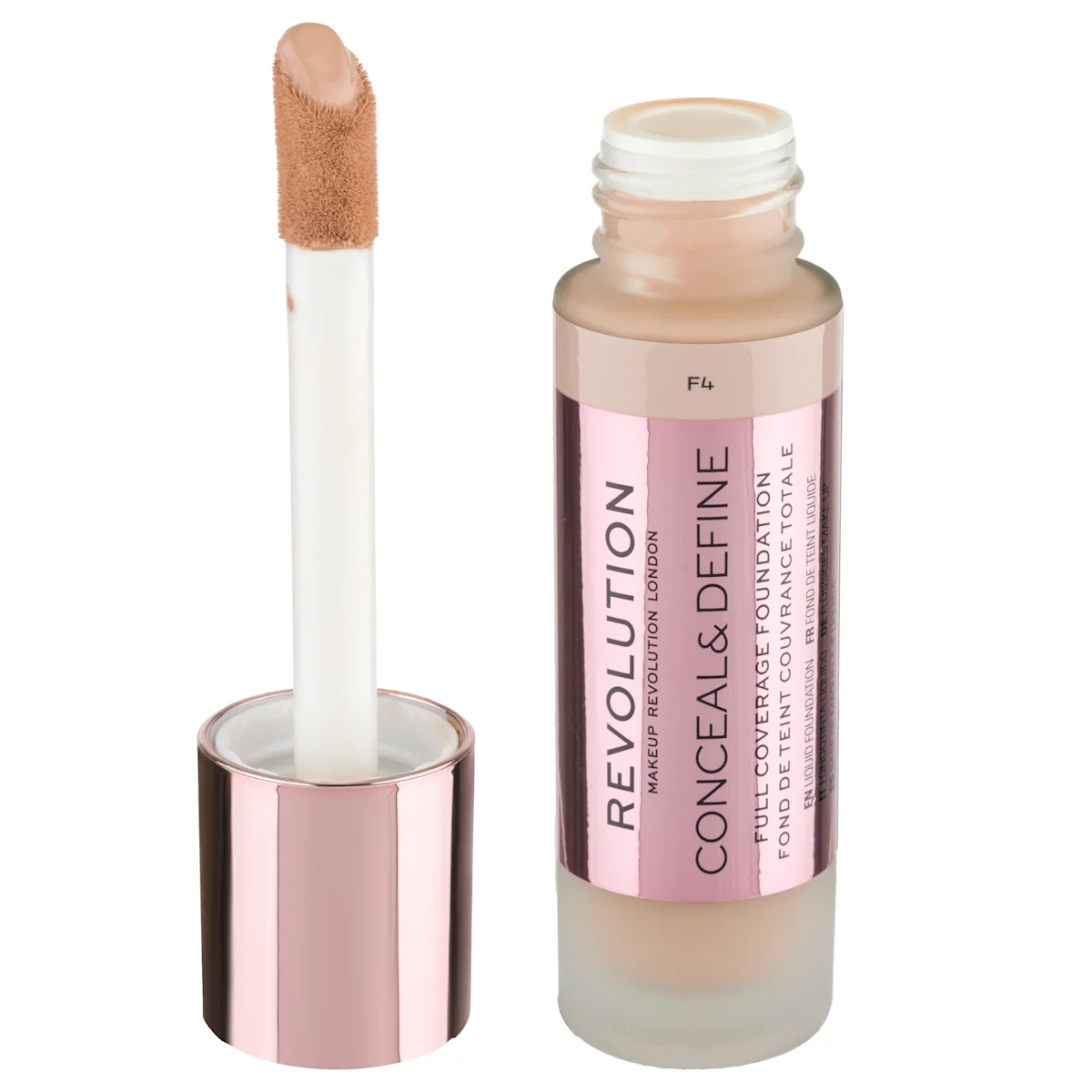 CONCEAL & DEFINE tečni puder - F4, 23 ml