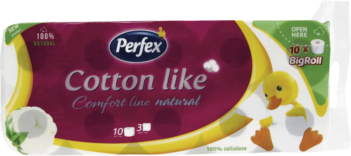 Cotton like - Comfort line natural toaletni papir..., 10 kom