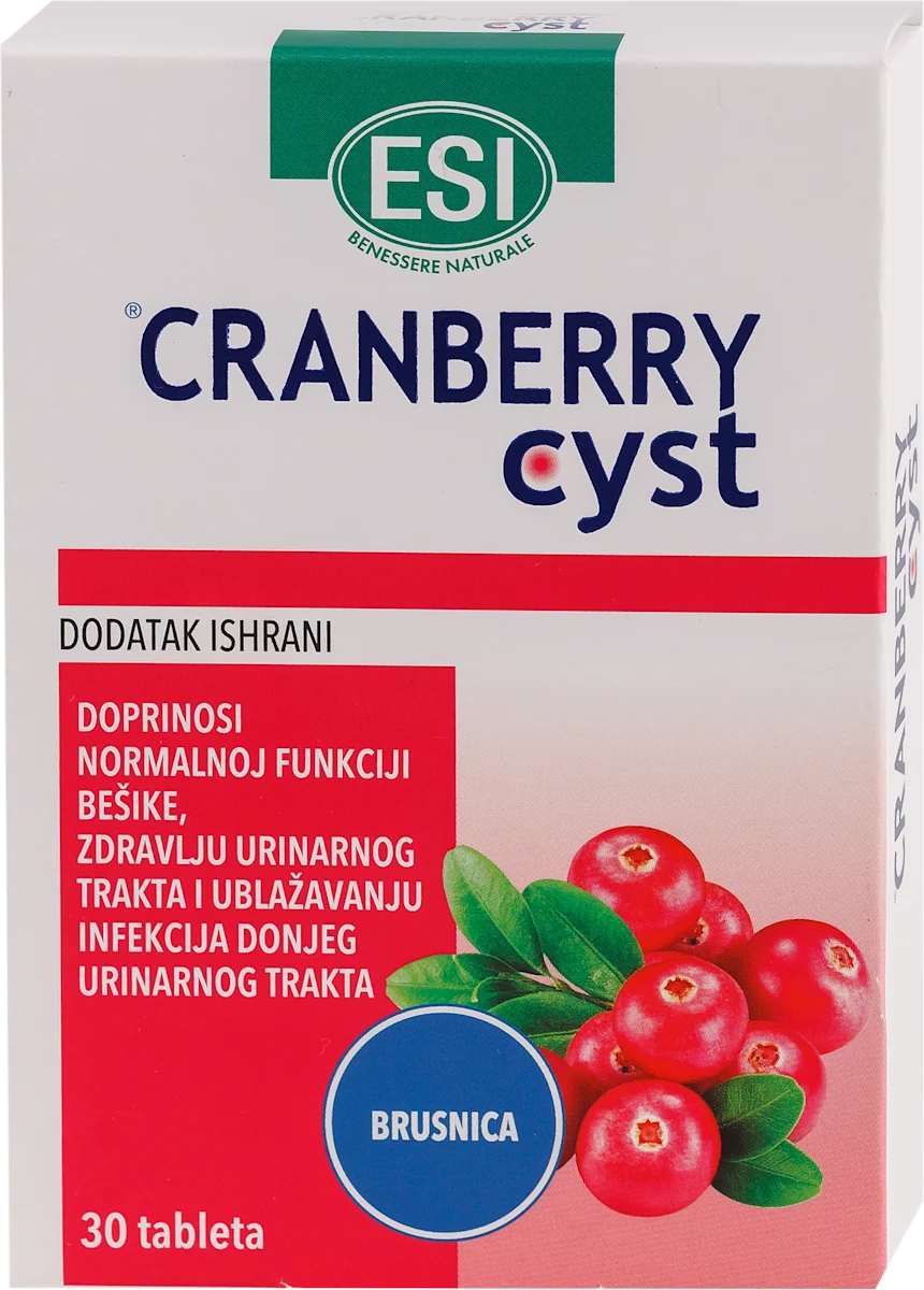 CRANBERRY cyst tablete - brusnica, 30 kom