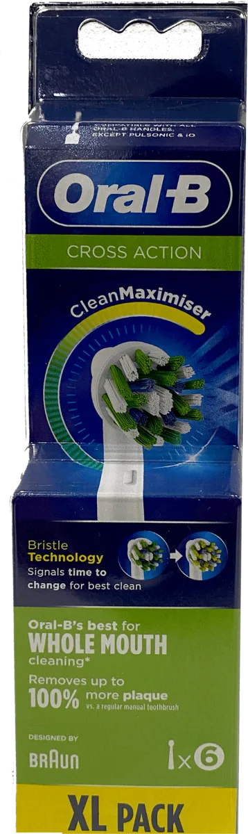 CROSS ACTION glava za električnu četkicu, 6 kom