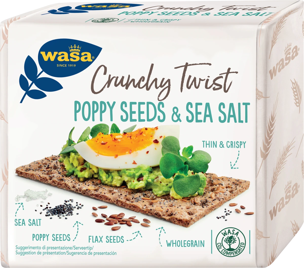 Crunchy Twist - hrskavi hleb sa semenkama maka i..., 245 g