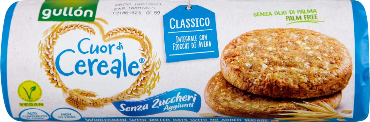 Cuor di Cereale - integralni keks, 280 g