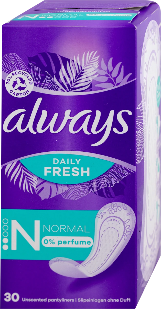 DAILY FRESH dnevni ulošci - NORMAL, 30 kom