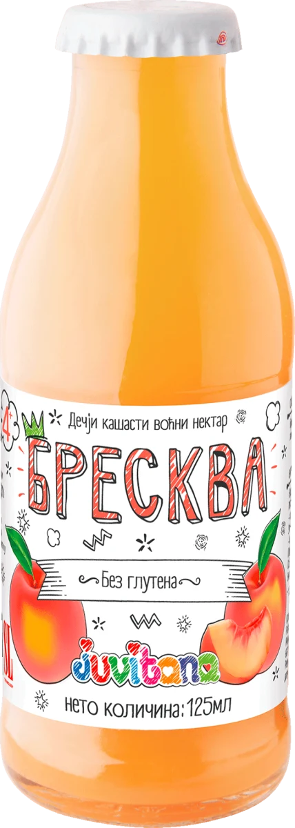 Dečiji kašasti voćni nektar - breskva, od 4...., 125 ml