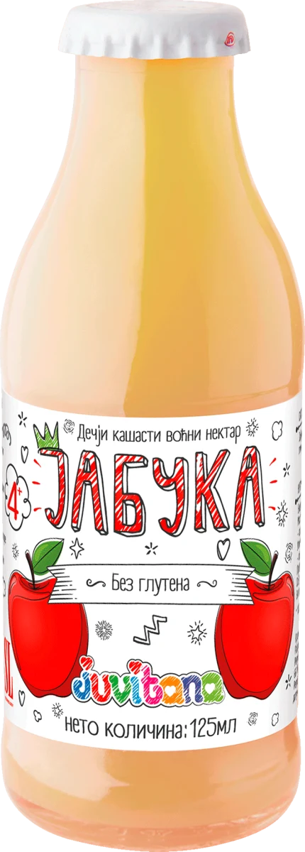 Dečiji kašasti voćni nektar - jabuka, od 4. meseca, 125 ml