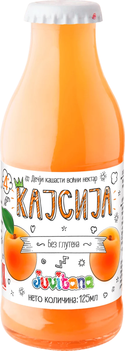 Dečiji kašasti voćni sok - kajsija, od 4. meseca, 125 ml