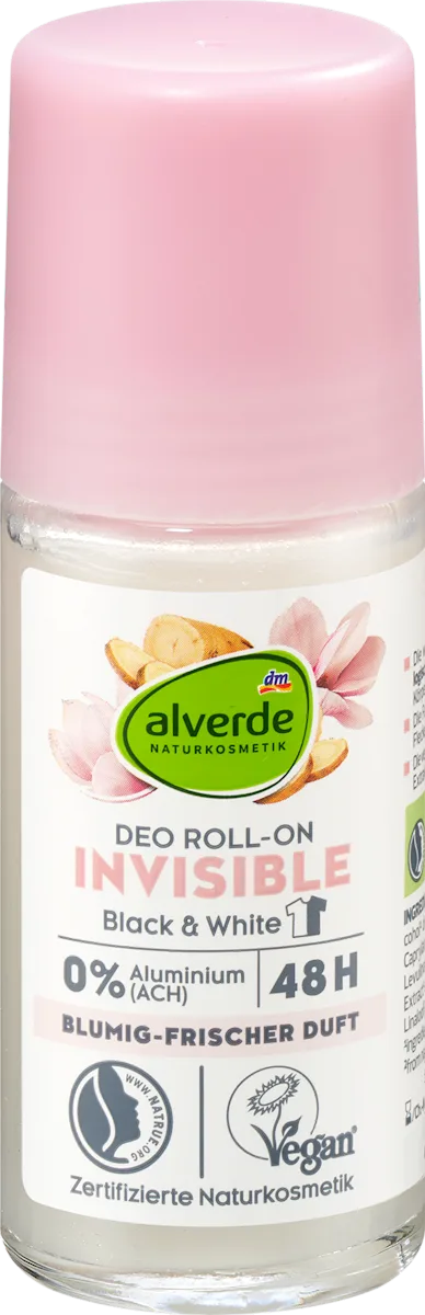 Deo roll-on INVISIBLE Black &amp; White, 50 ml