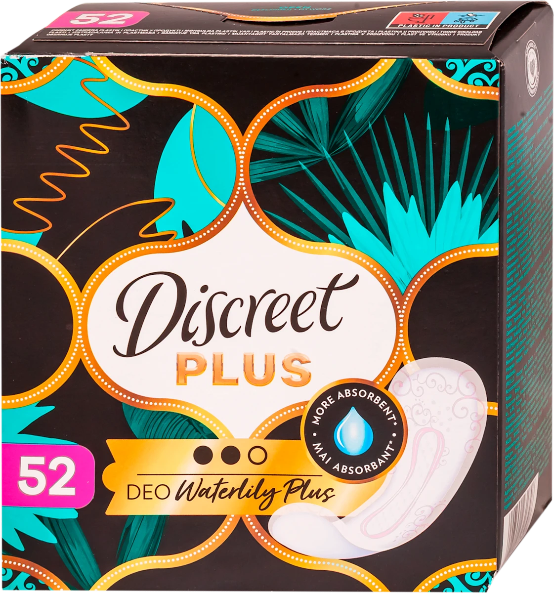 DEO Waterlily PLUS dnevni ulošci, 52 kom