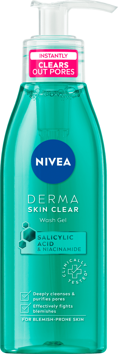 DERMA SKIN CLEAR - gel za čišćenje lica, 150 ml