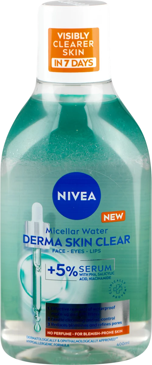DERMA SKIN CLEAR micelarna voda, 400 ml