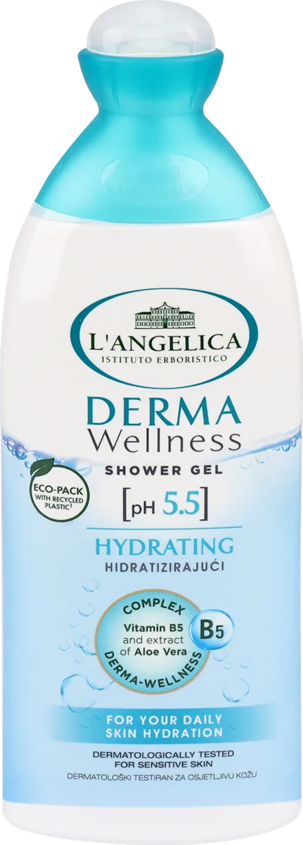 Derma Wellness gel za tuširanje Hydrating, 250 ml