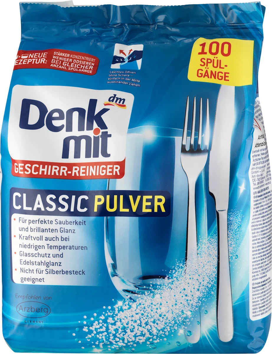 Detergent za mašinsko pranje sudova, 1,5 kg