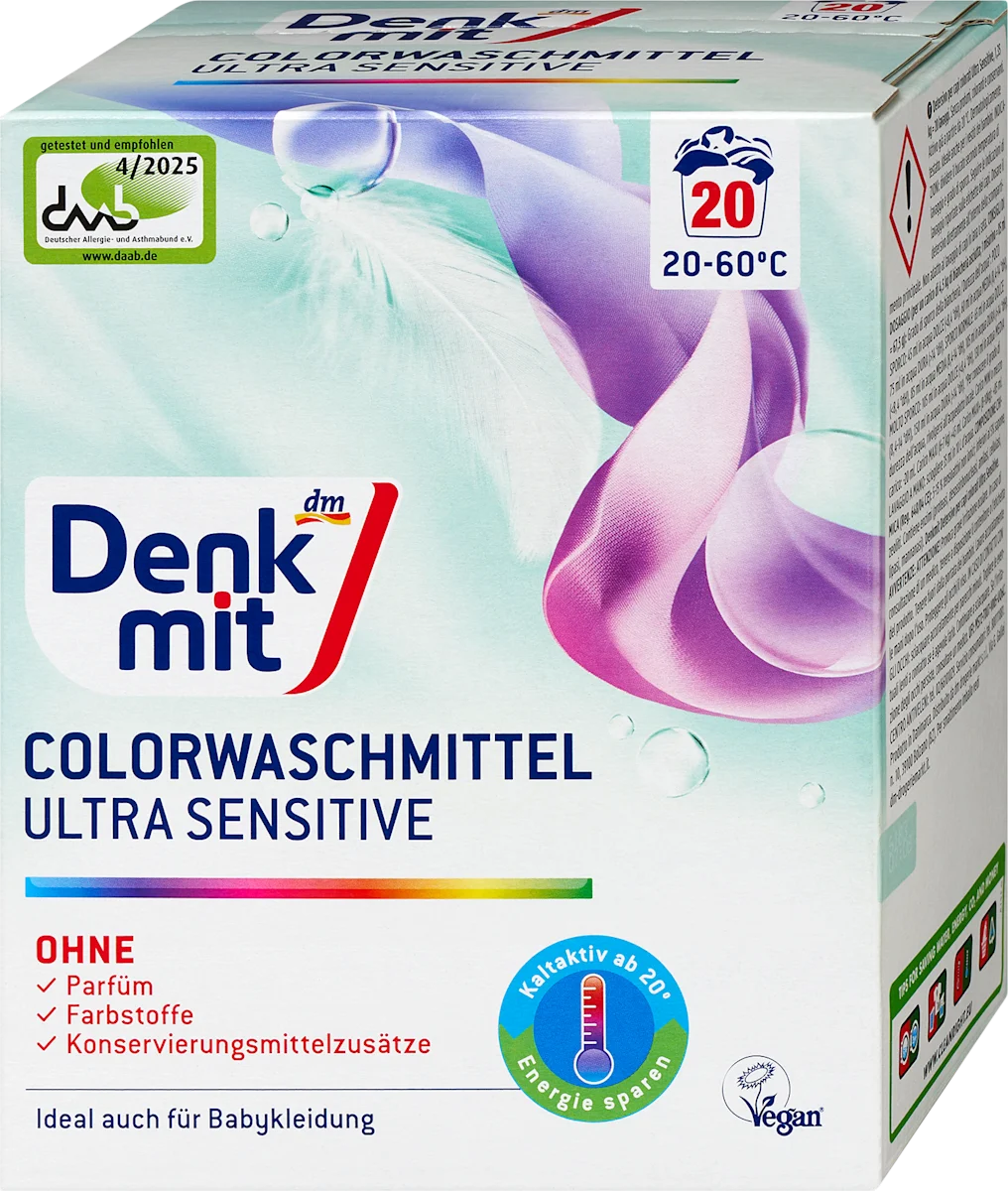 Detergent za pranje šarenog veša, 20 pranja, 1,35 kg