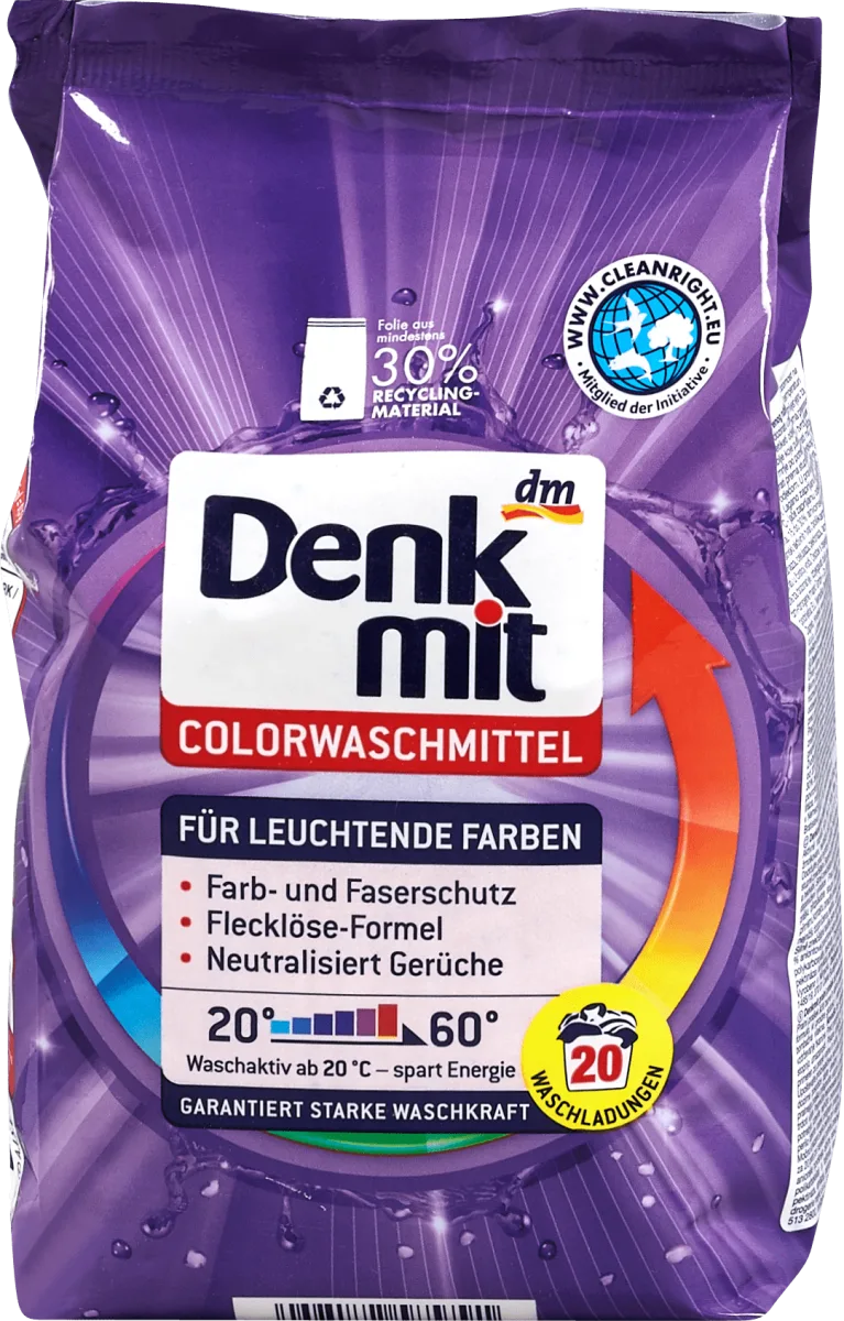 Detergent za pranje veša u boj, 20 bp