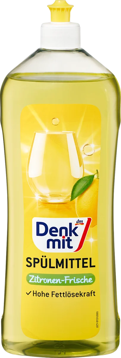Detergent za ručno pranje posuđa - limun, 1 l