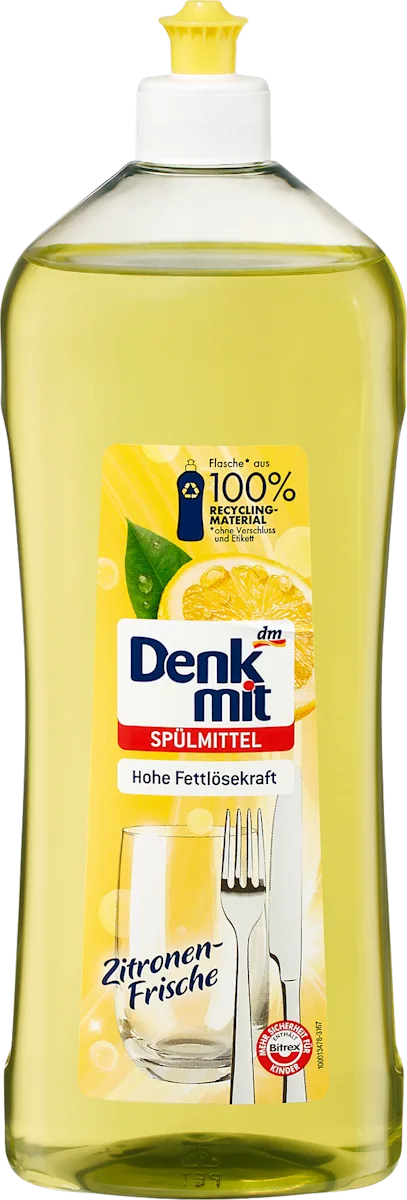 Detergent za ručno pranje sudova - limun, 1 l