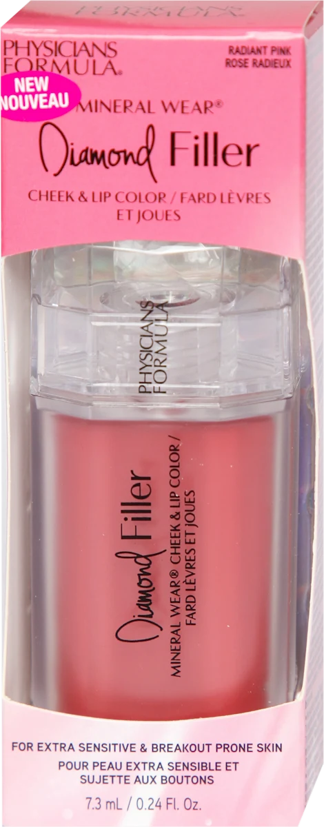 Diamond Filer boja za usne i obraze - RADIANT PINK, 1 kom