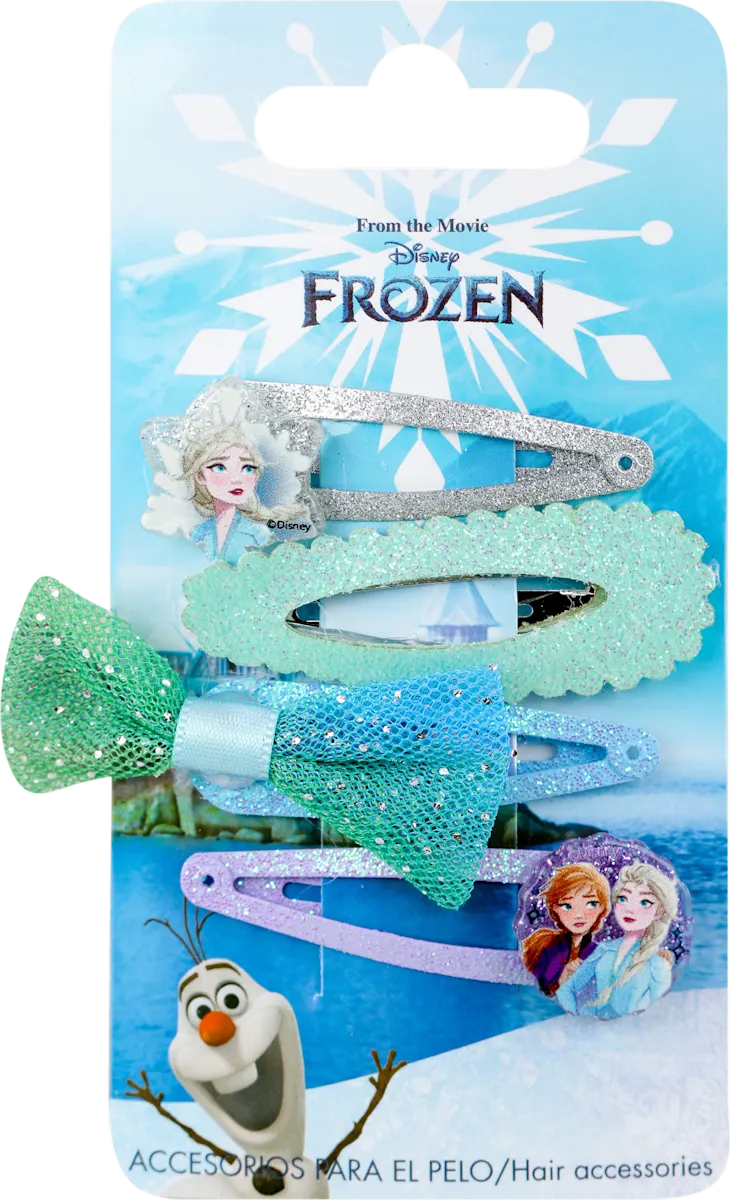 Disney FROZEN set - 4 šnalice za kosu, 1 kom