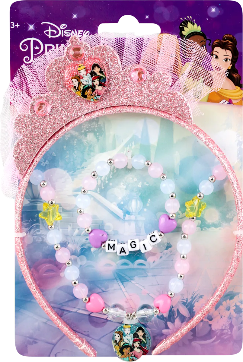 Disney PRINCESS - rajf, ogrlica i narukvica, 1 kom
