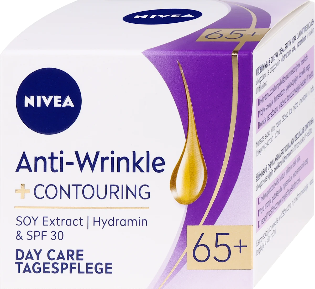 Dnevna krema protiv bora za konture lica 65+, SPF..., 50 ml
