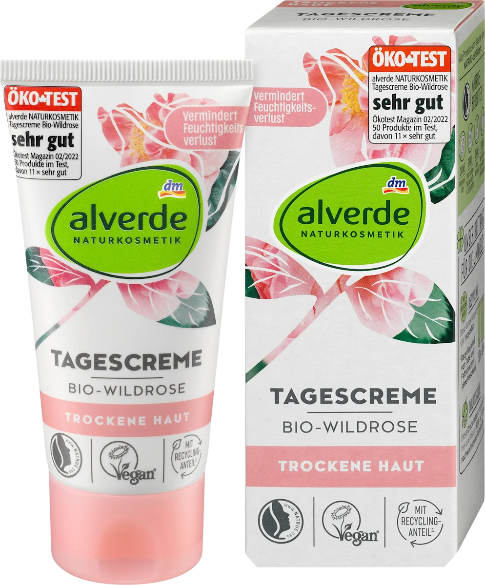 Dnevna krema za lice od divlje ruže, 50 ml