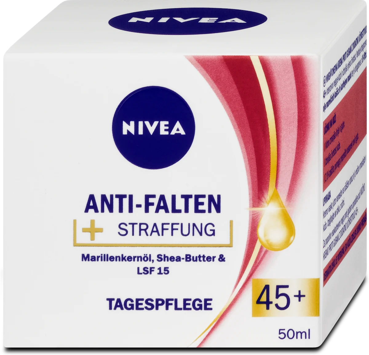 Dnevna krema za lice protiv bora 45+,SPF 15, 50 ml