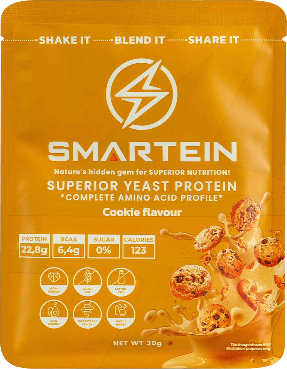 Dodatak ishrani na bazi proteina iz kvasca, ukus cookie, sa zaslađivačem, 30 g