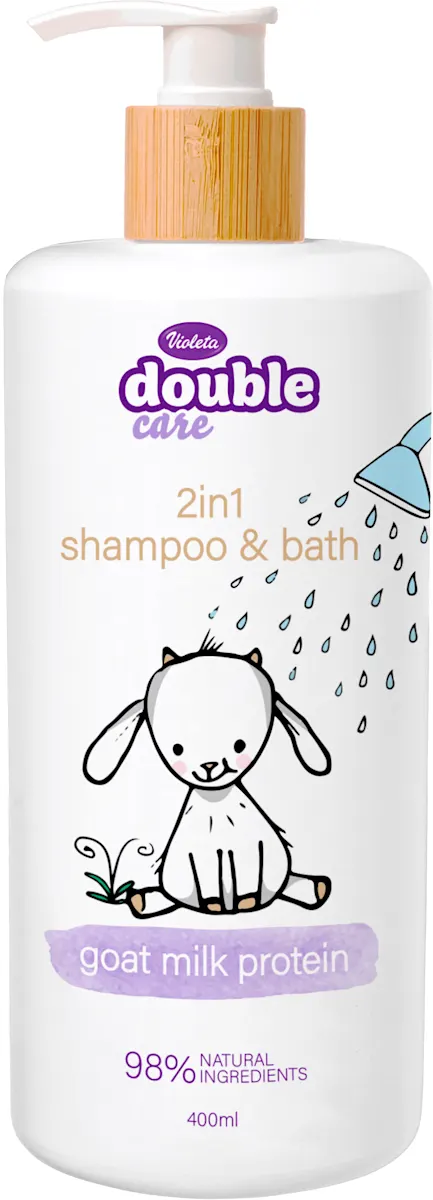 double care - 2in1 šampon i kupka za decu, 400 ml