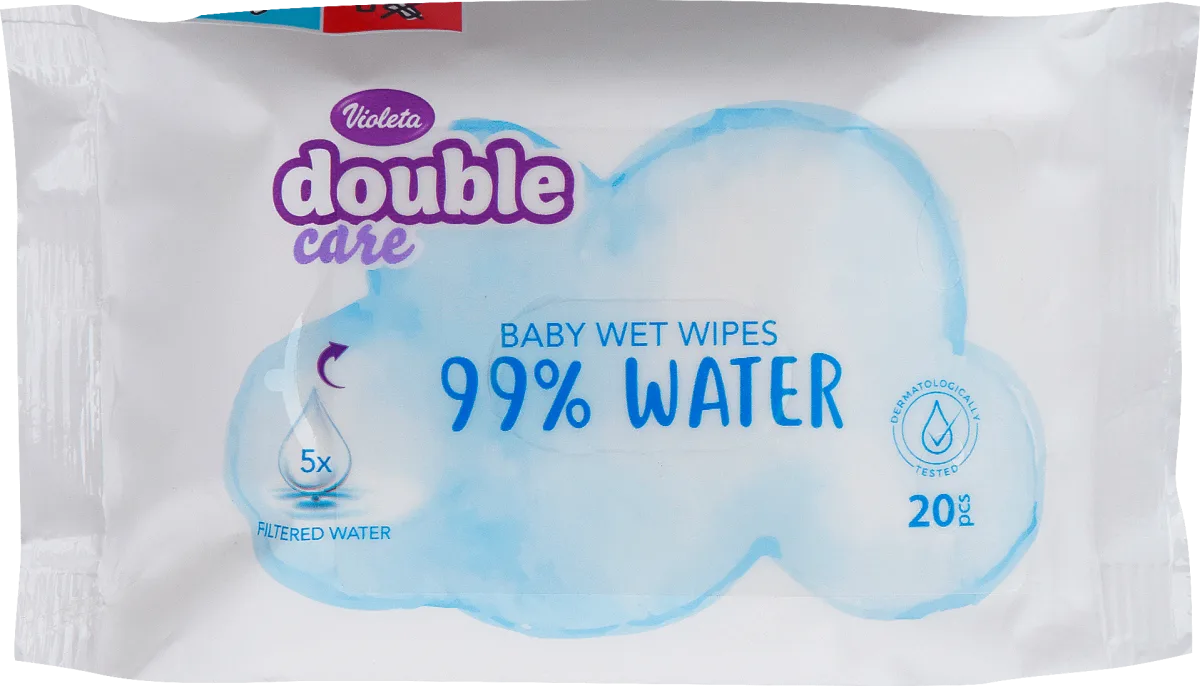 double care Water - vlažne maramice, 20 kom